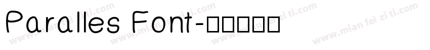 Paralles Font字体转换